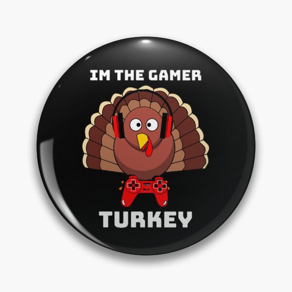 Item preview,  I'm the gamer turkey funny design designed and sold by mystylecorner.
