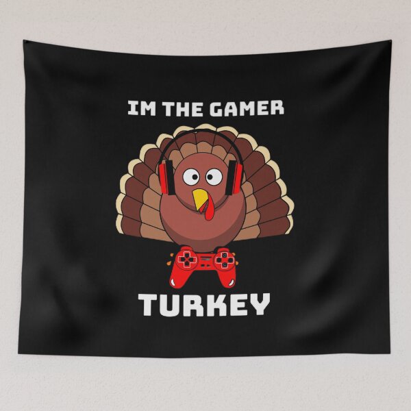 Item preview,  I'm the gamer turkey funny design designed and sold by mystylecorner.