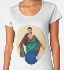 Patroness Saint of Mother Earth (2) Women's Premium T-Shirt