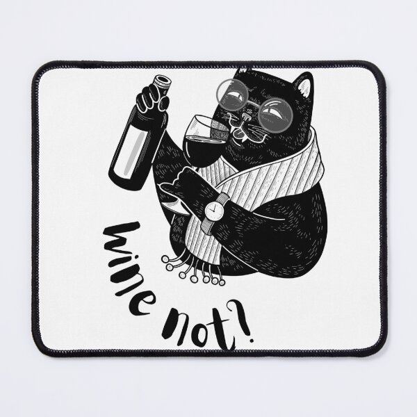 Item preview, Kitty Drinking Wine designed and sold by Viralgemshop.