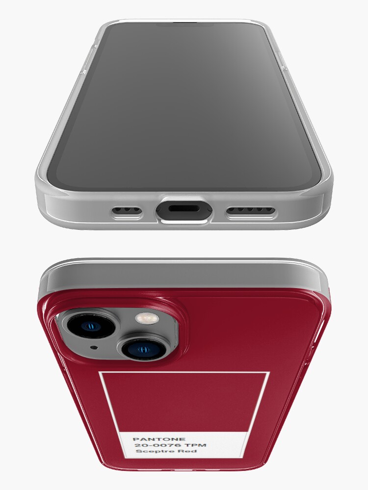 "Pantone Colour 200076 TPM Sceptre Red" iPhone Case for Sale by
