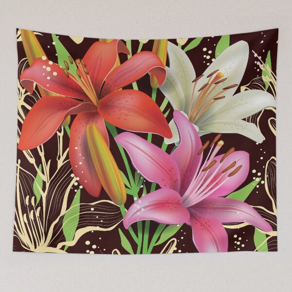 Item preview, Big Beautiful Flowers designed and sold by stylebytara.