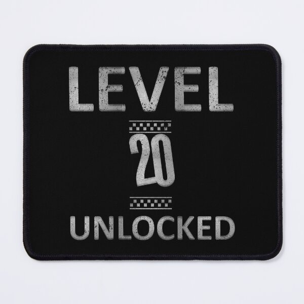 Item preview, Level 20 Unlocked 20th Birthday designed and sold by franktact.