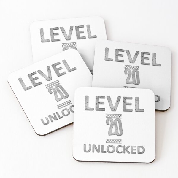 Item preview, Level 20 Unlocked 20th Birthday designed and sold by franktact.