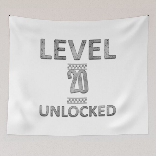 Item preview, Level 20 Unlocked 20th Birthday designed and sold by franktact.