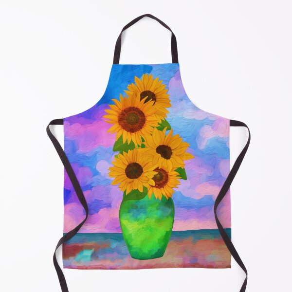 Item preview, Sunflowers with Pink Clouds (10) designed and sold by Lone Quixote.