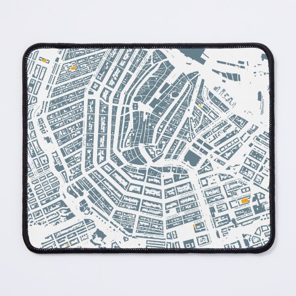 Item preview, Map of Amsterdam, Netherlands with its schools in color designed and sold by jean-nicolas.