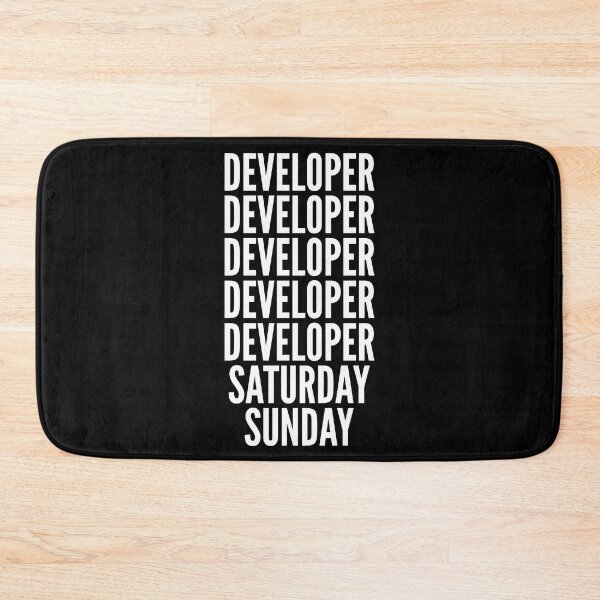 Item preview, Developer saturday and sunday for Developers designed and sold by SVPOD.