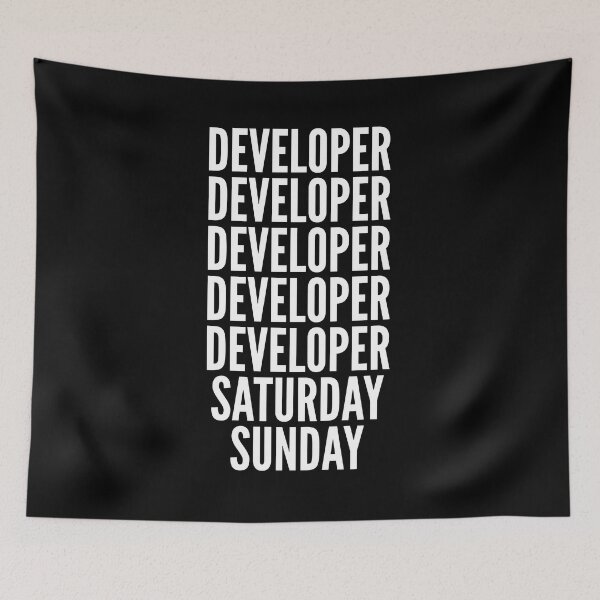 Item preview, Developer saturday and sunday for Developers designed and sold by SVPOD.
