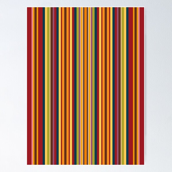 Item preview, Retro Colors Stripes Pattern designed and sold by MakeitMelo.