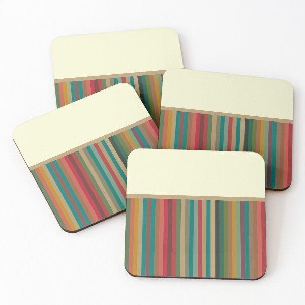 Item preview, Retro Colors Palette Stripes Pattern designed and sold by MakeitMelo.