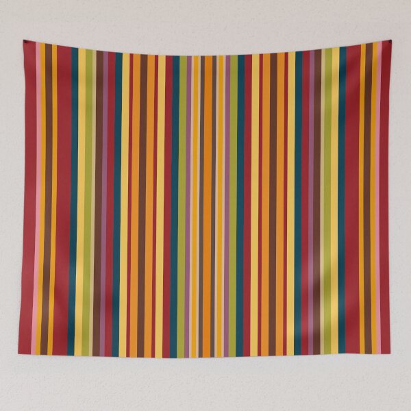 Item preview, Retro Colors Stripes Pattern designed and sold by MakeitMelo.