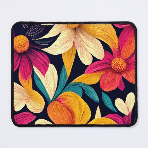 Item preview, Floral Colorful Vibrant Wallpaper designed and sold by thisisallahoax.