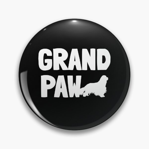 Item preview, Grand Paw Funny Cavalier Grandpa Dad Dog Gift  designed and sold by Guarddogdrive.