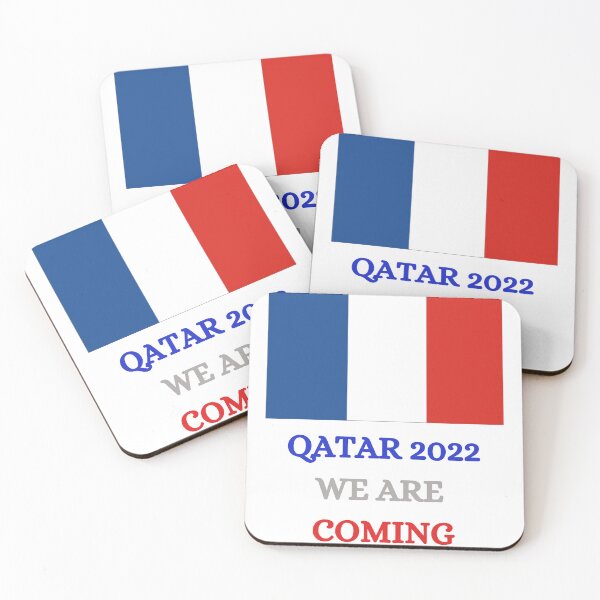 Item preview, Funny France 2022 Quote Qatar we are coming Sticker. designed and sold by Lachkarstore.