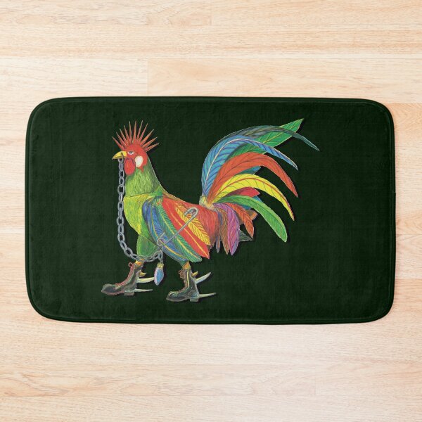 Artikelvorschau, Punky Rooster Basic on Hunter Green Threads entworfen und verkauft von AJLeibengeist.