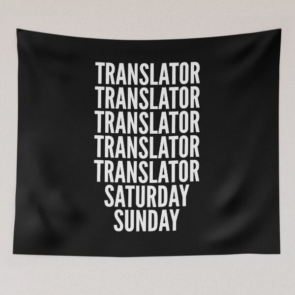 Item preview, Translator saturday and sunday for Translators designed and sold by SVPOD.