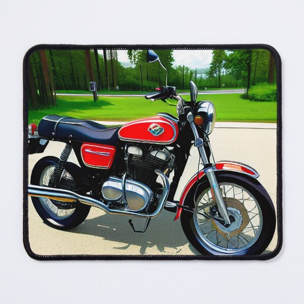 Item preview, Vintage Motorcycle Art designed and sold by BAYFAIRE.