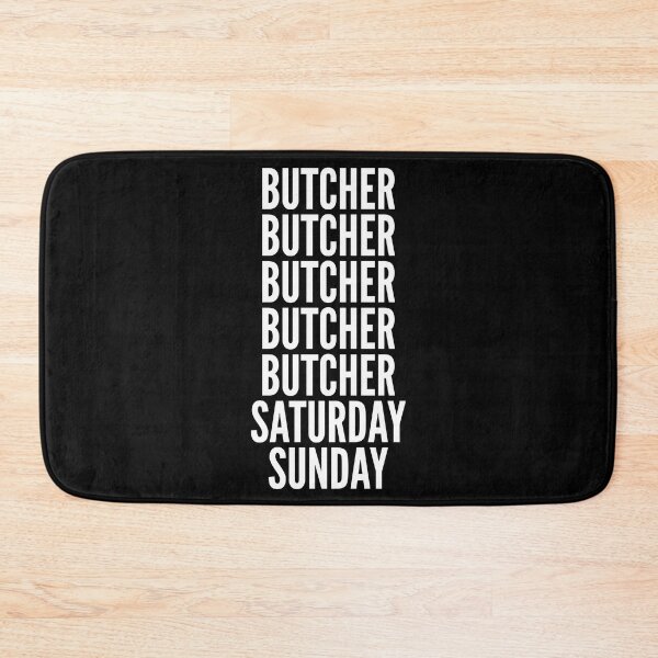 Item preview, Butcher saturday and sunday for Butchers designed and sold by SVPOD.