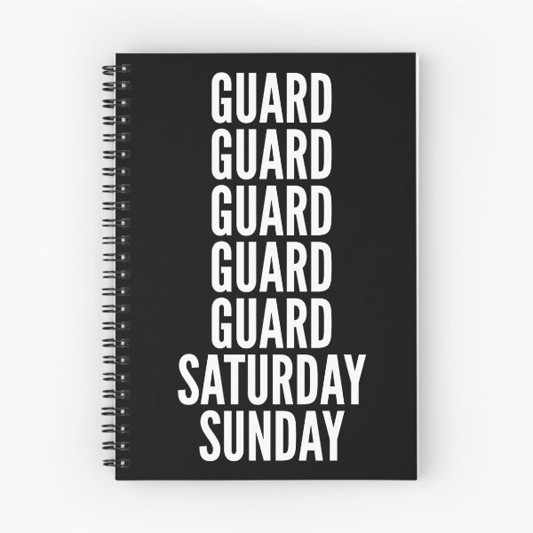 Item preview, Guard saturday and sunday for Guards designed and sold by SVPOD.
