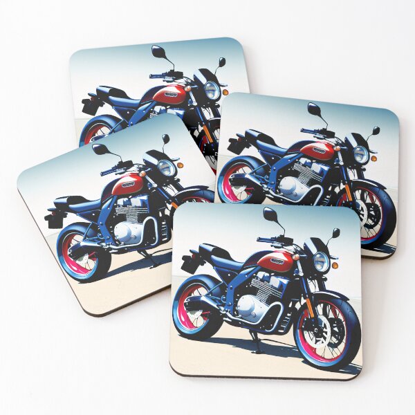 Item preview, Vintage Sportbike Motorcycle Art designed and sold by BAYFAIRE.