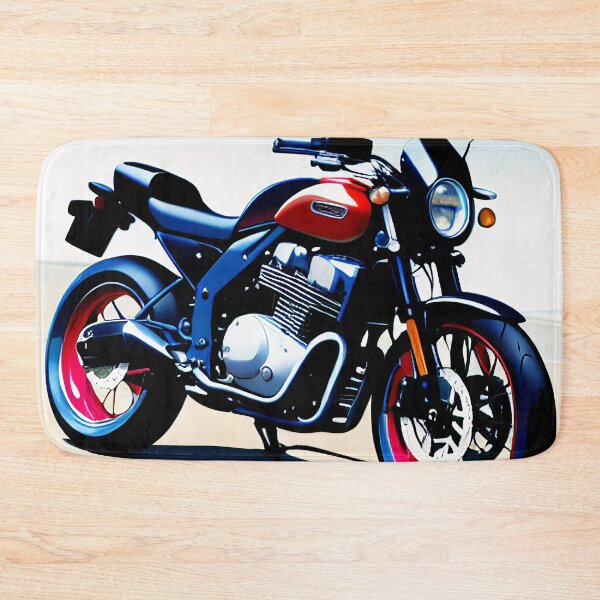 Item preview, Vintage Sportbike Motorcycle Art designed and sold by BAYFAIRE.
