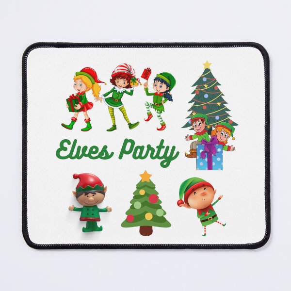 Item preview, elves christmas party designed and sold by LGMmugsdesign.