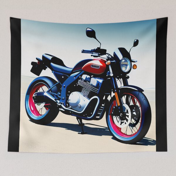 Item preview, Vintage Sportbike Motorcycle Art designed and sold by BAYFAIRE.