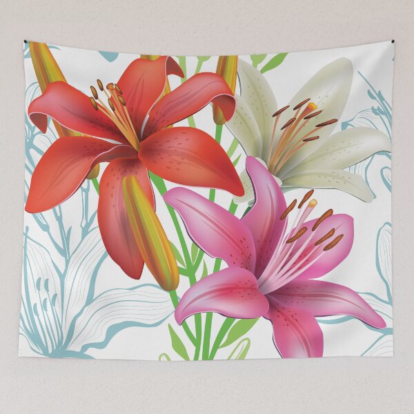 Item preview, Big Beautiful Flowers designed and sold by stylebytara.