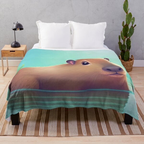 Item preview, Cute Capybara Enjoying the Water designed and sold by CapybaraCentral.