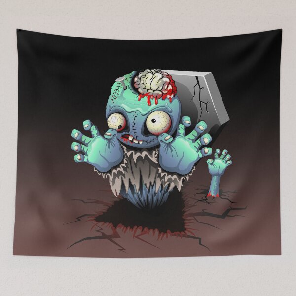 Item preview, Zombie Monster Cartoon designed and sold by BluedarkArt.