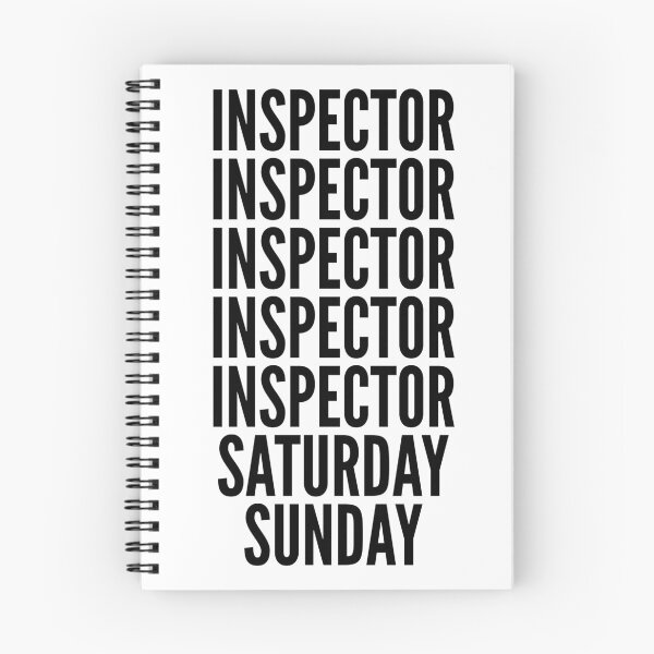 Item preview, Inspector funny workweek for Inspectors designed and sold by SVPOD.