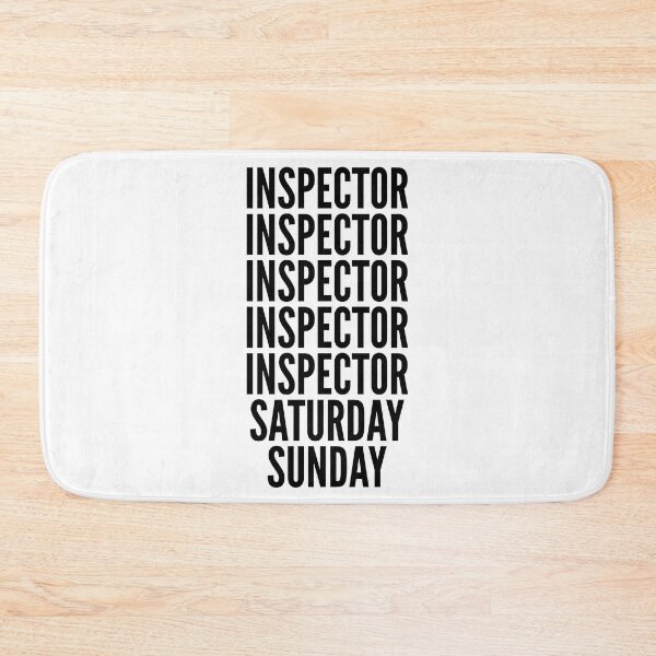 Item preview, Inspector funny workweek for Inspectors designed and sold by SVPOD.