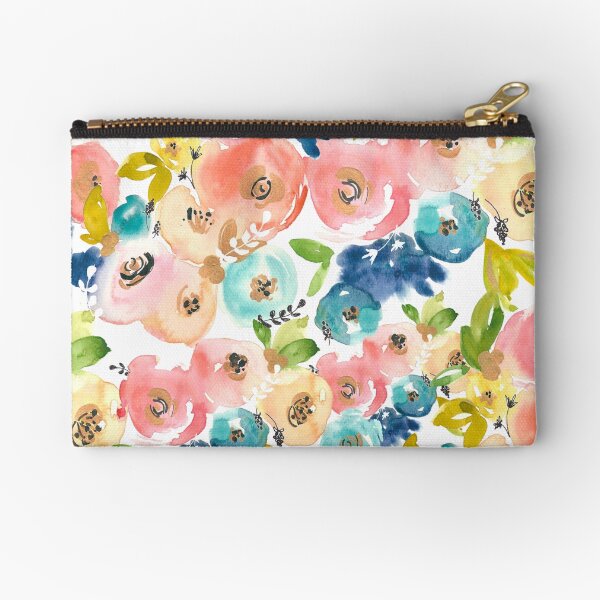 Floral Pop 01 Zipper Pouch