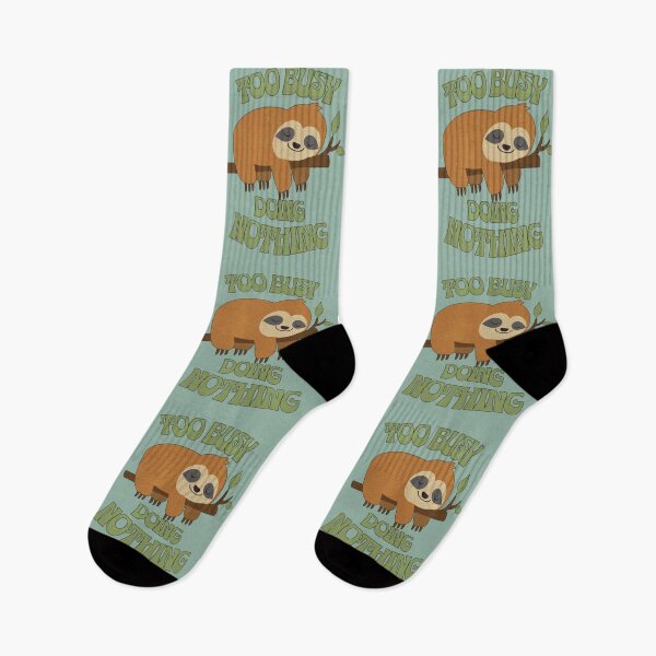 Item preview, CUTE SLOTH - Too busy doing nothing designed and sold by tinytiger77.