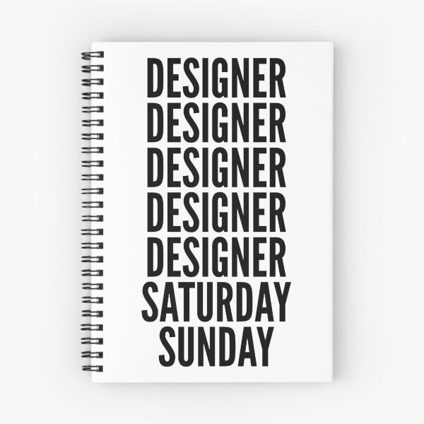 Item preview, Designer funny workweek for Designers designed and sold by SVPOD.