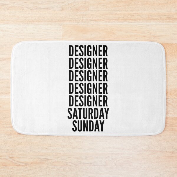 Item preview, Designer funny workweek for Designers designed and sold by SVPOD.