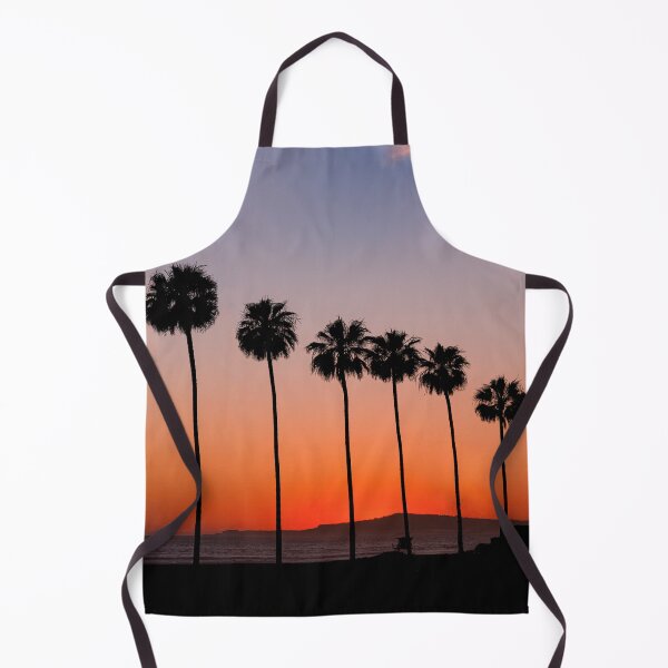 Item preview, Huntington Beach, California, Ocean Palm Tree Sunset designed and sold by newburyboutique.