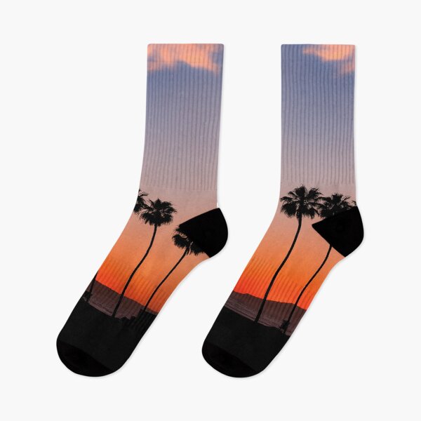 Item preview, Huntington Beach, California, Ocean Palm Tree Sunset designed and sold by newburyboutique.