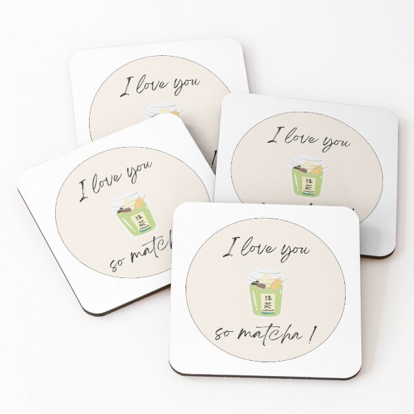 Item preview, I Love you so matcha designed and sold by ArtAndDesignA.