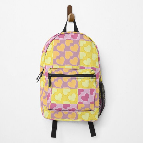 Aperçu de l'œuvre Patchwork de cœurs colorés mignons créée et vendue par Wowmelowwshop.