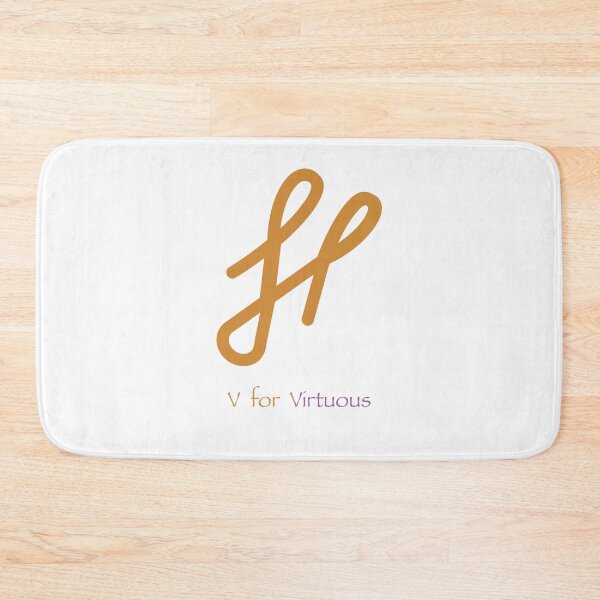 Item preview, V for Virtuous  designed and sold by Svetlana  Horvat.