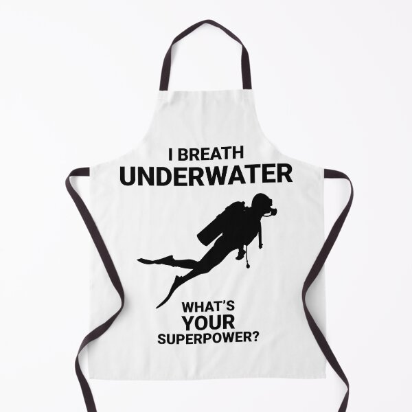 Item preview, I breath underwater - What's your superpower? - Scuba Diving - Black designed and sold by Gifts and more.