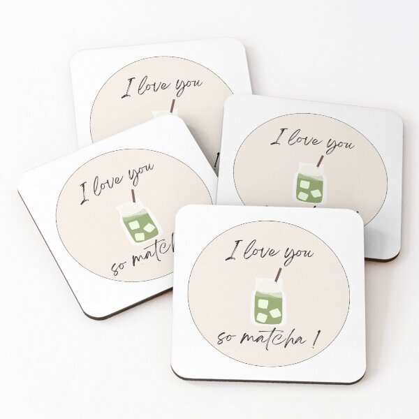Item preview, I Love you so matcha designed and sold by ArtAndDesignA.