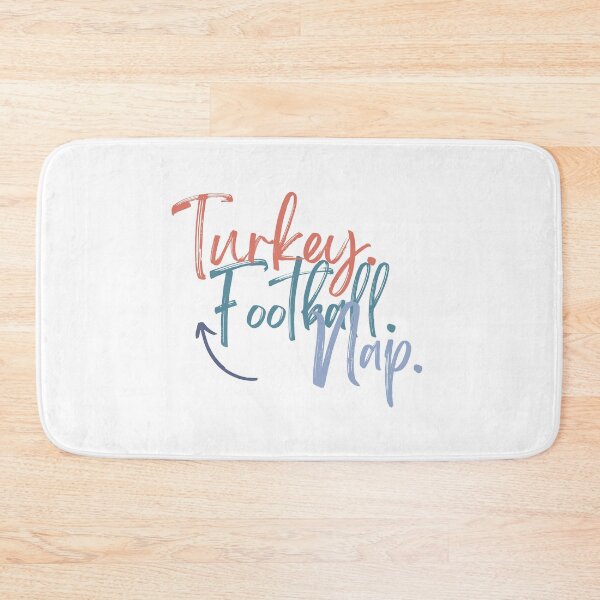 Item preview, Turkey Football Nap Repeat - funny Thanksgiving quote designed and sold by st0n0ga.