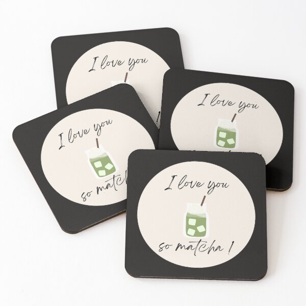 Item preview, I Love you so matcha designed and sold by ArtAndDesignA.