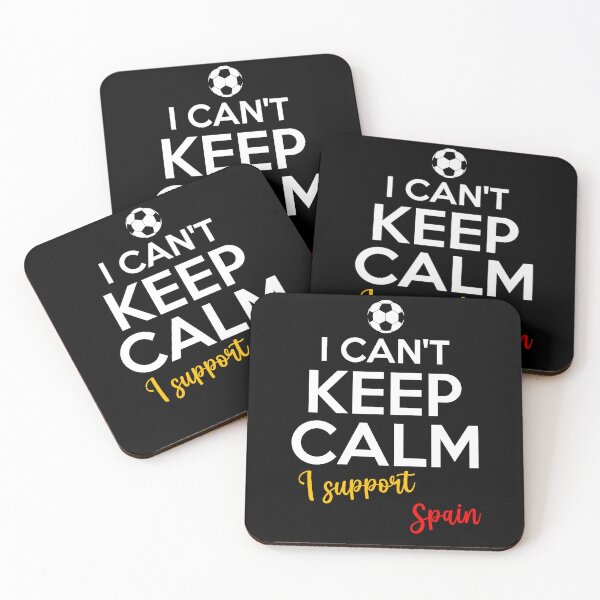 Item preview, I Can't Keep Calm I Support Spain | Keep Calm And Support Spain | Spain Team lover designed and sold by AMINE  ★★★★★.