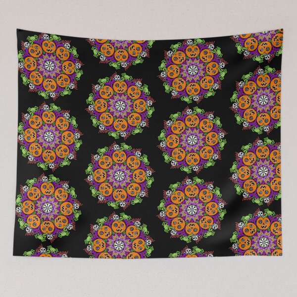 Artikelvorschau, Spoopy-Mandala entworfen und verkauft von SallyMonster.