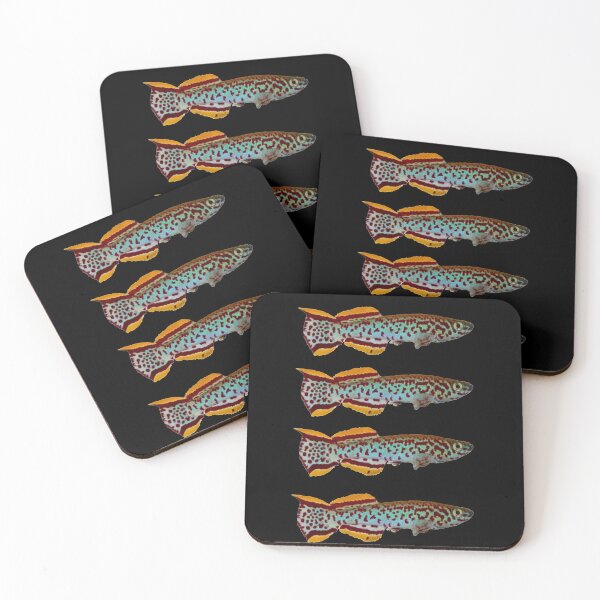 Item preview, Gardneri multi-fish pattern x4 designed and sold by killies.