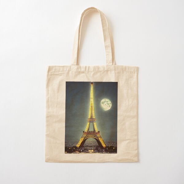 Item preview, Eiffel tower and the moon designed and sold by StellarAIdesign.